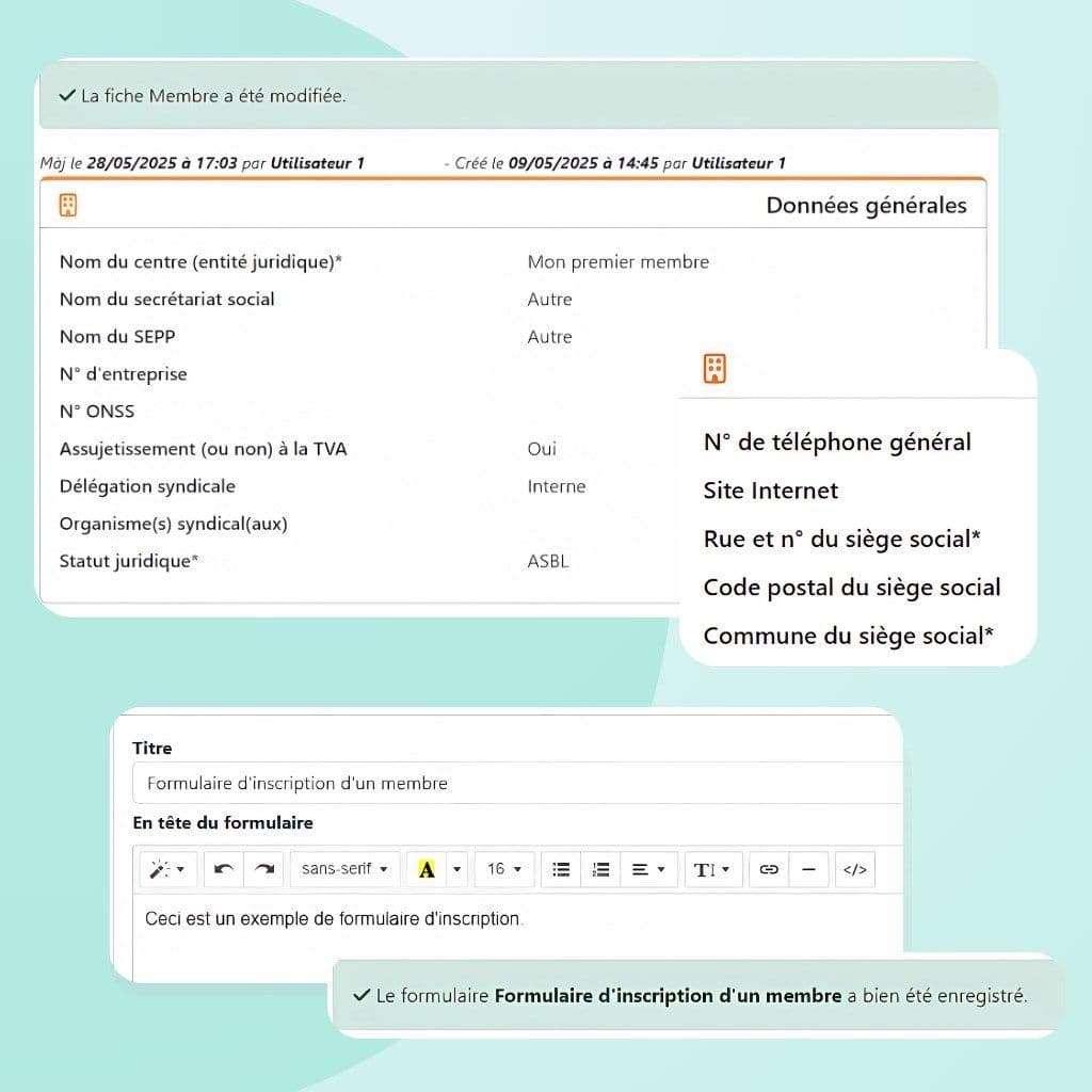 Toutes vos données rassemblées